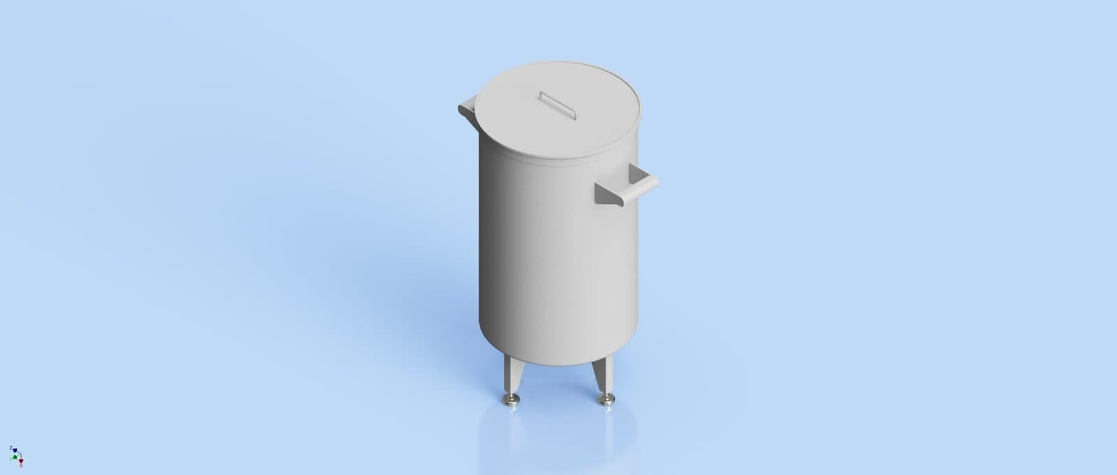 Flat Bottom & Removable Top 50L