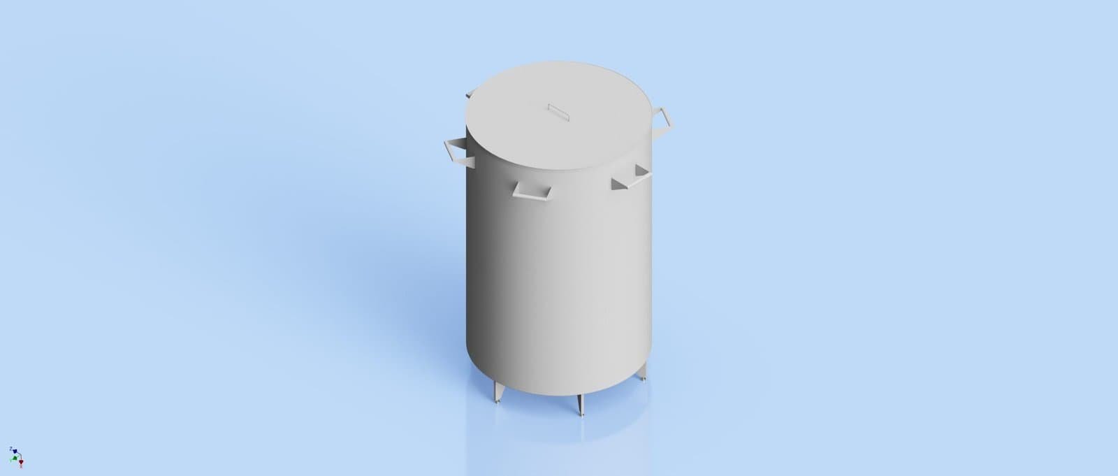 Flat Bottom & Removable Top 2500L