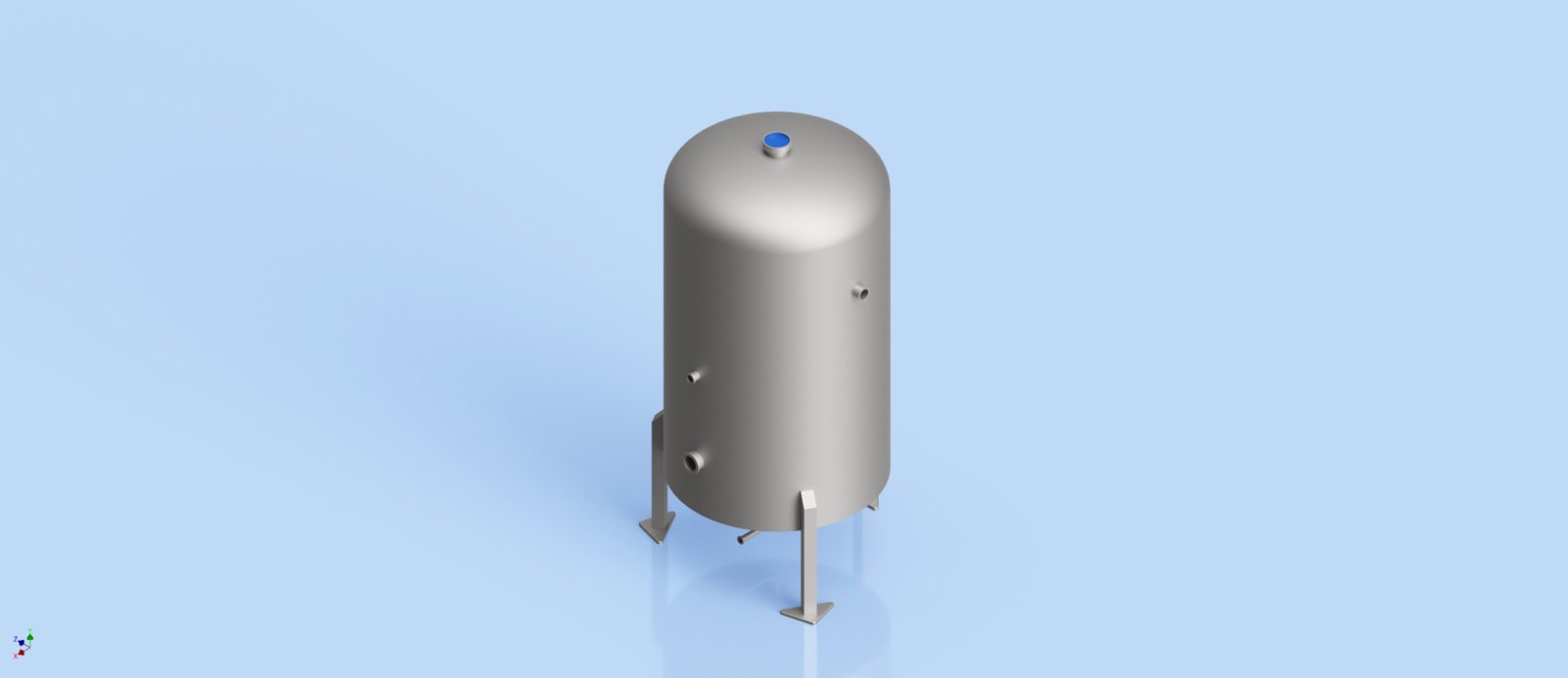 Water Tank- Conical Bottom with Pressure Top 50L
