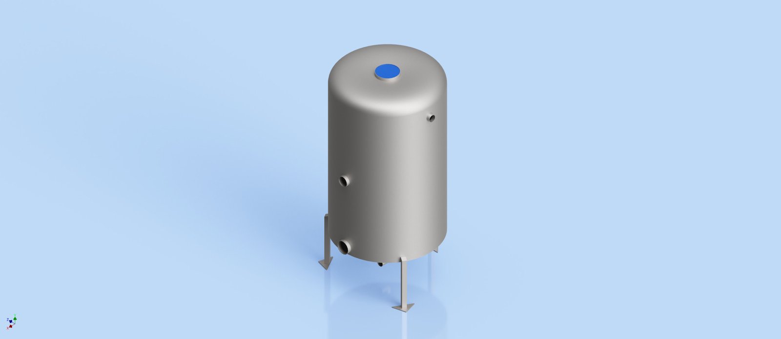Water Tank- Conical Bottom with Pressure Top 3500L
