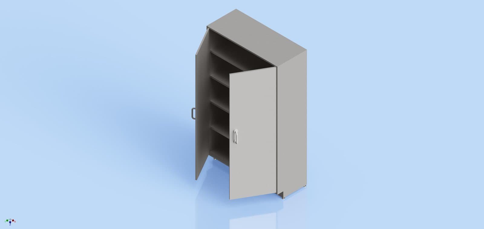 Cabinet - Hinged Doors - 2000 x 1200 x 500