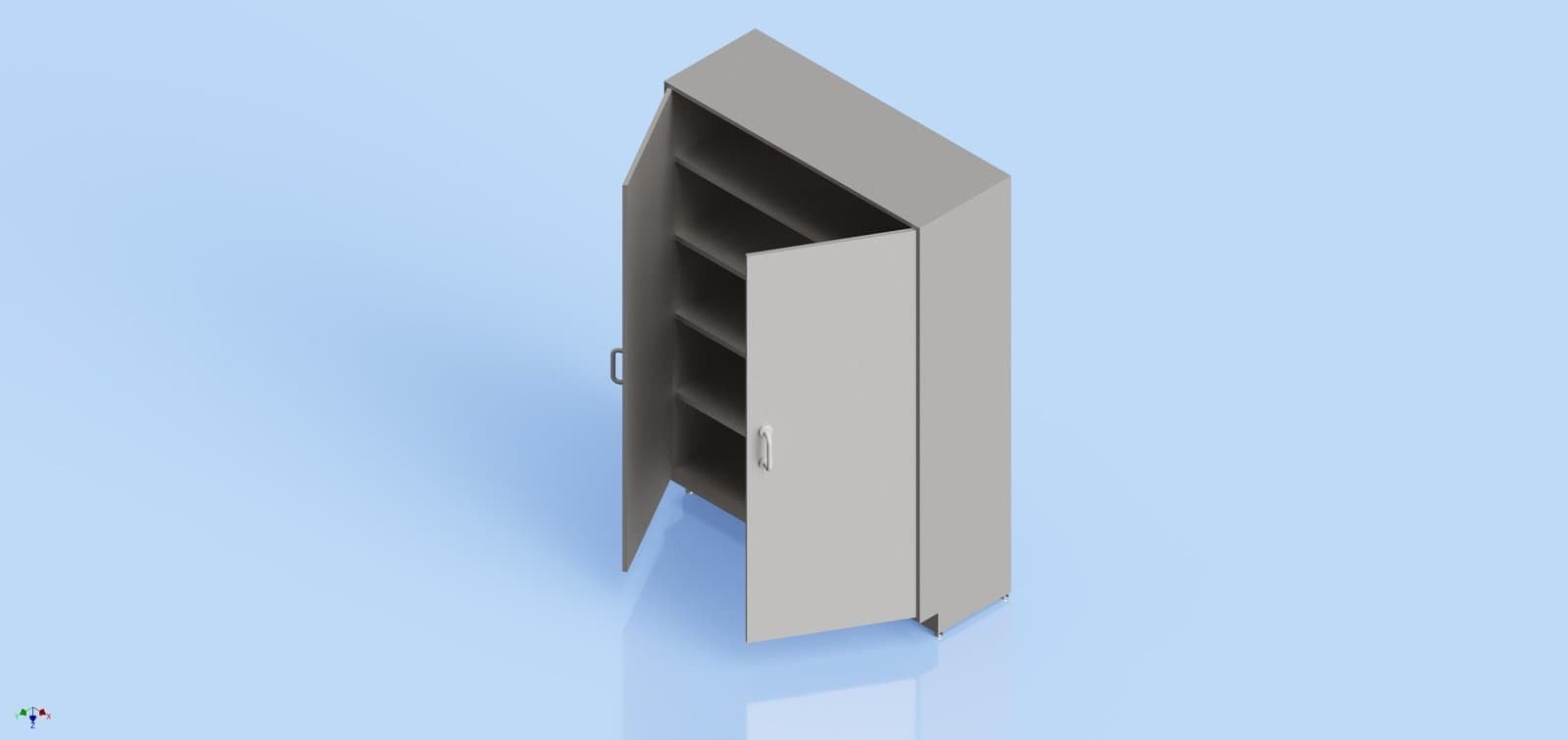 Cabinet - Hinged Doors - 2000 x 1400 x 500