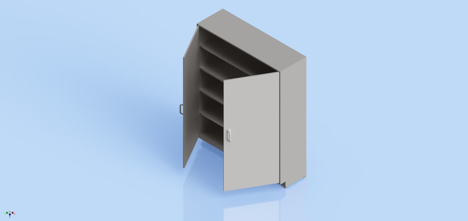 Cabinet - Hinged Doors - 2000 x 1600 x 500