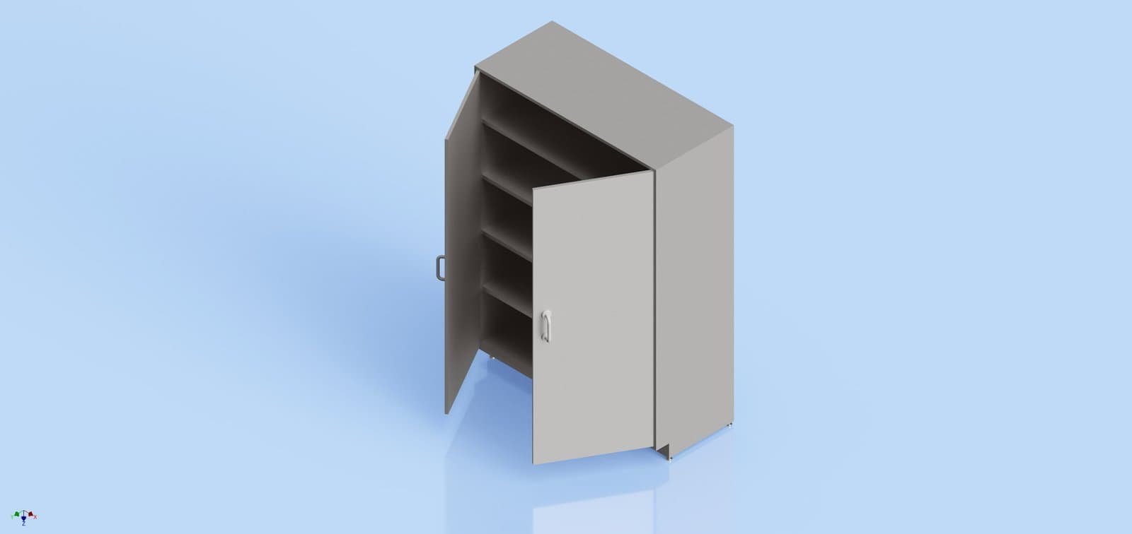 HoReCa Cabinet 2000 × 1400 × 600 MM