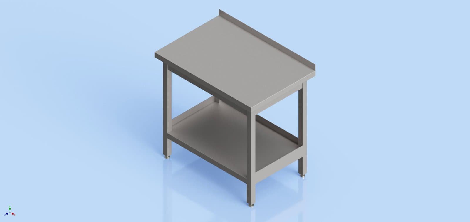 HoReCa Table - One Shelf 850 x 900 x 600