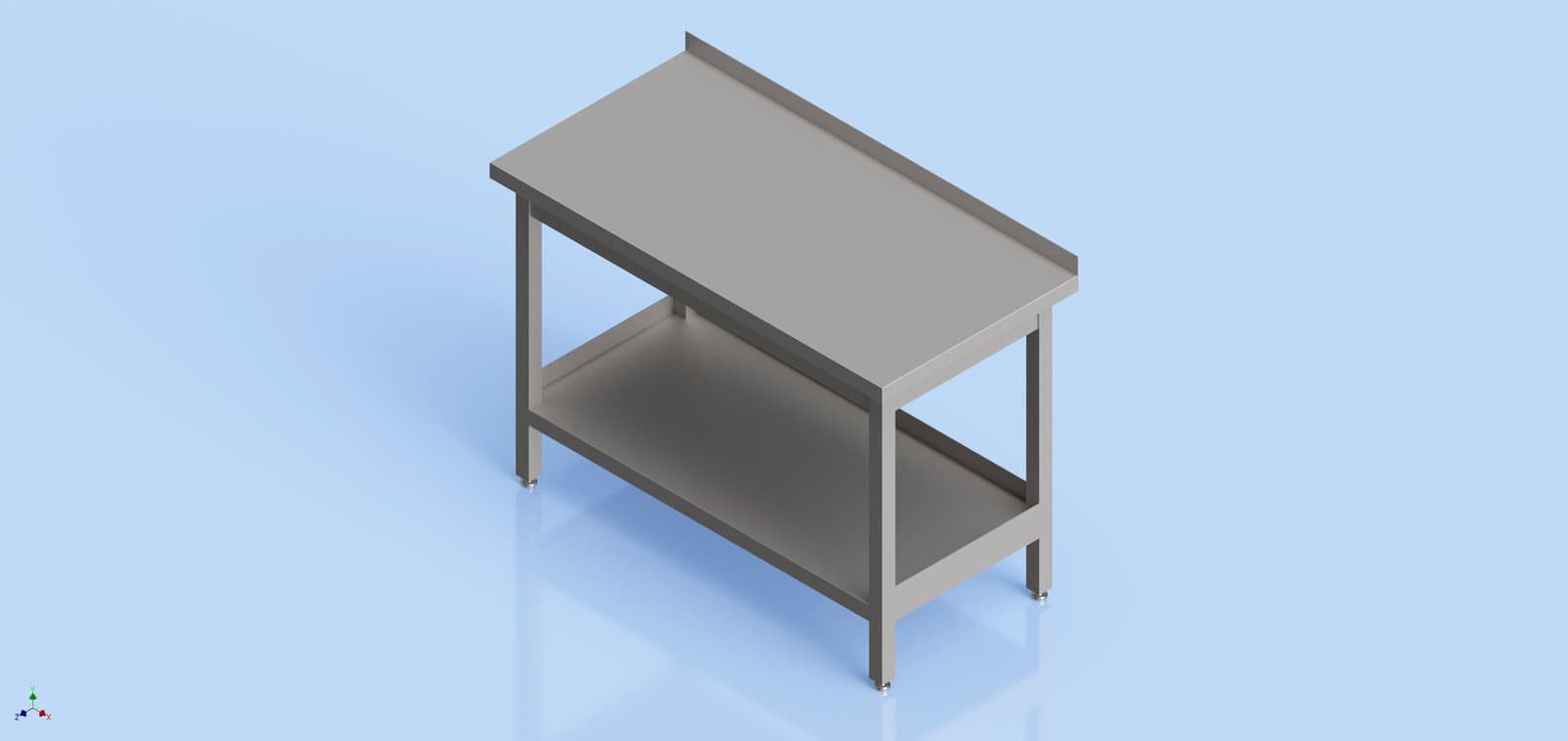 HoReCa Table - One Shelf 850 x 1200 x 600