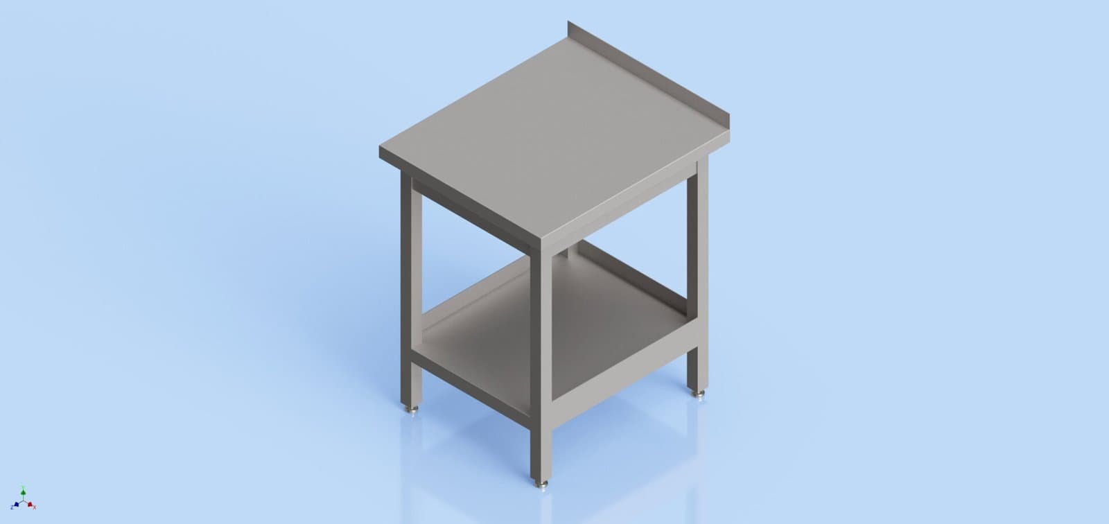 HoReCa Table - One Shelf 850 x 600 x 700