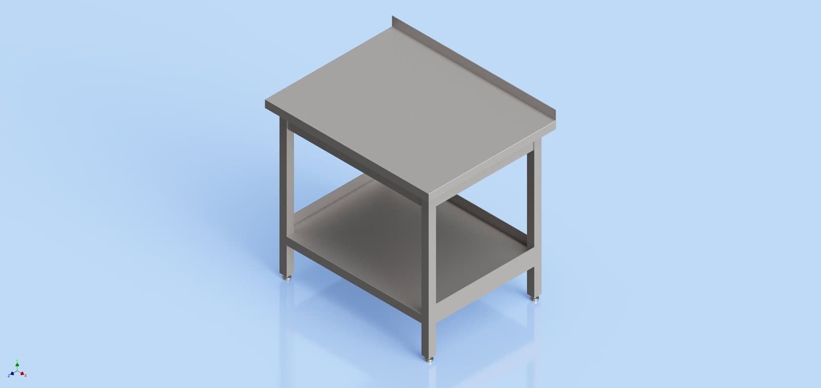 HoReCa Table - One Shelf 850 x 900 x 700