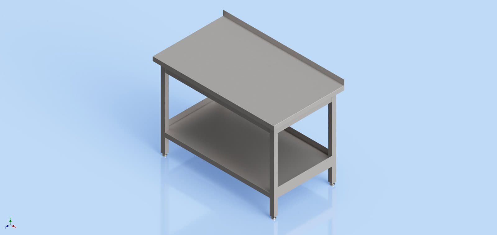 HoReCa Table - One Shelf 850 x 1200 x 700
